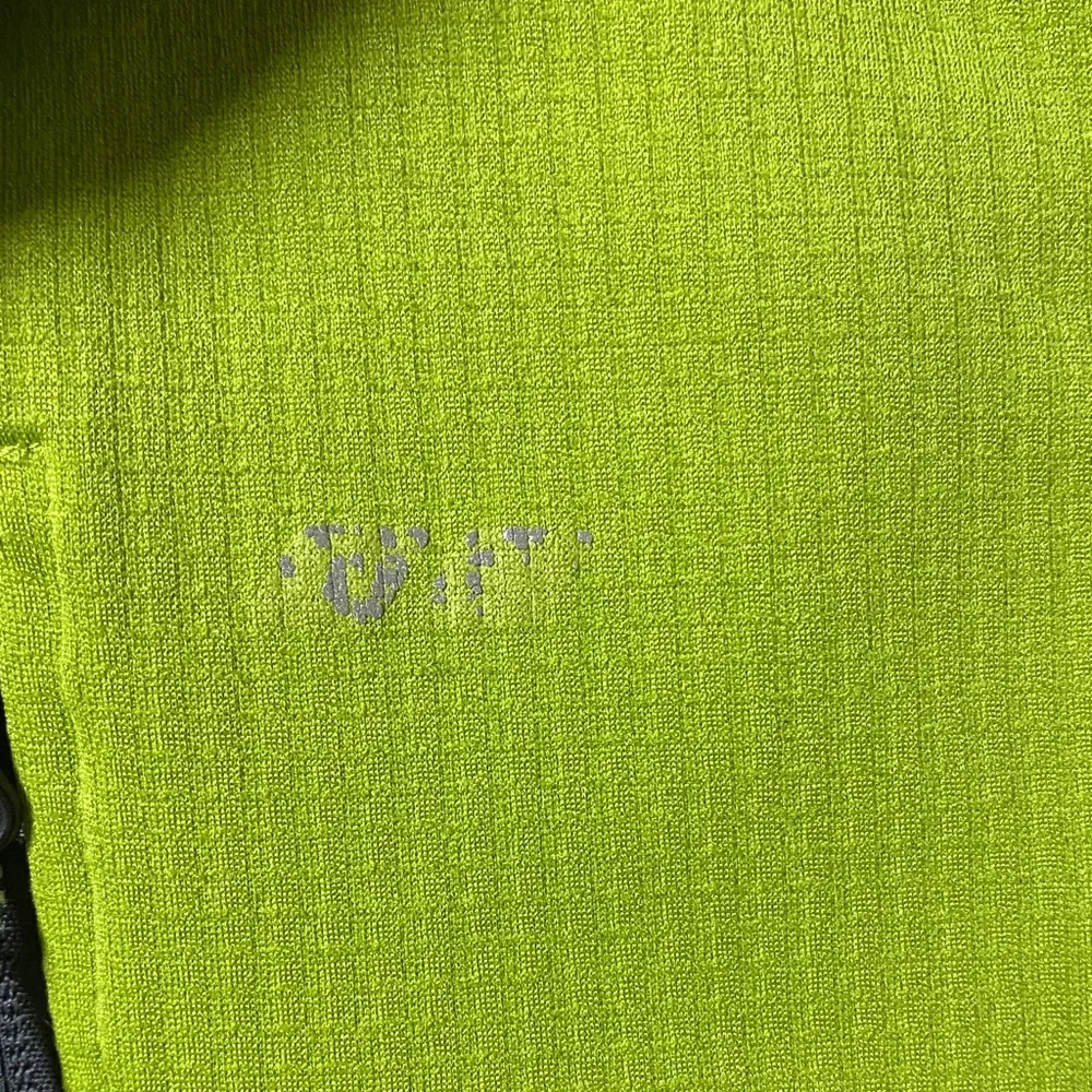 Koppen Men's Lime Green Half-Zip Jacket - Picture 3 of 4